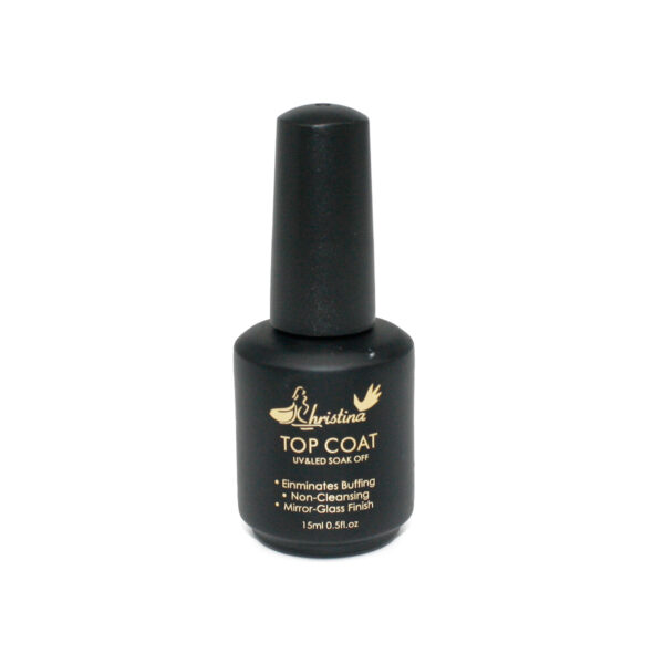 Christina | Top gel zwart 15 ml | TPO FREE
