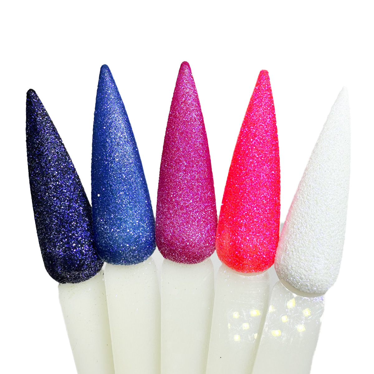 TM Nails | Glitter wit aurora - Afbeelding 3